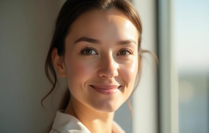 Professional headshot in natural light